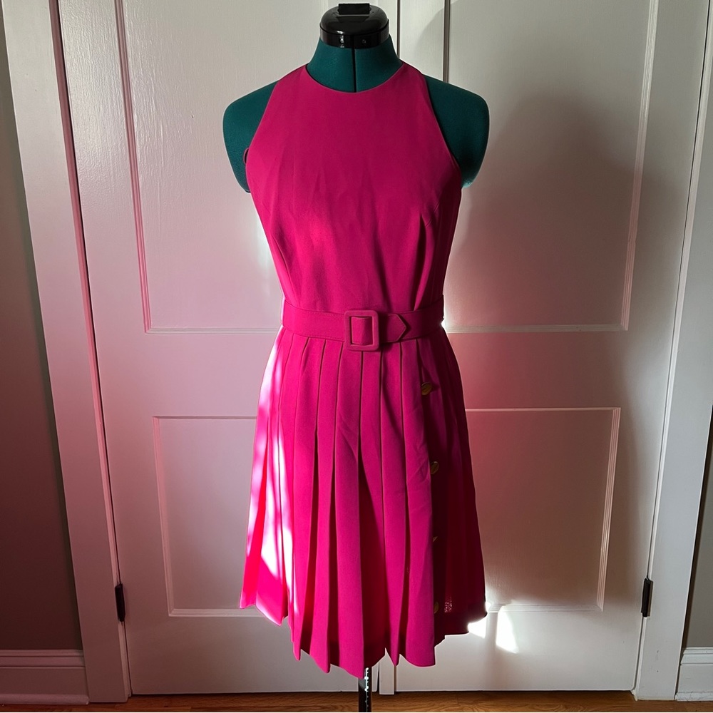 Vintage Bill Blass Pink Halter Dress